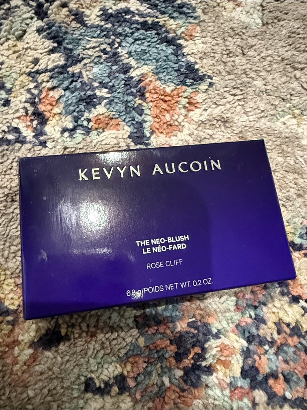 Kevyn Aucoin Deep Purple Neo-Blush Compact with Gold Lettering